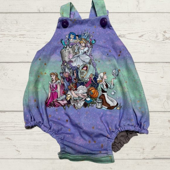 Boutique Disney Cinderella Magic Kingdom Princess Bubble Romper
